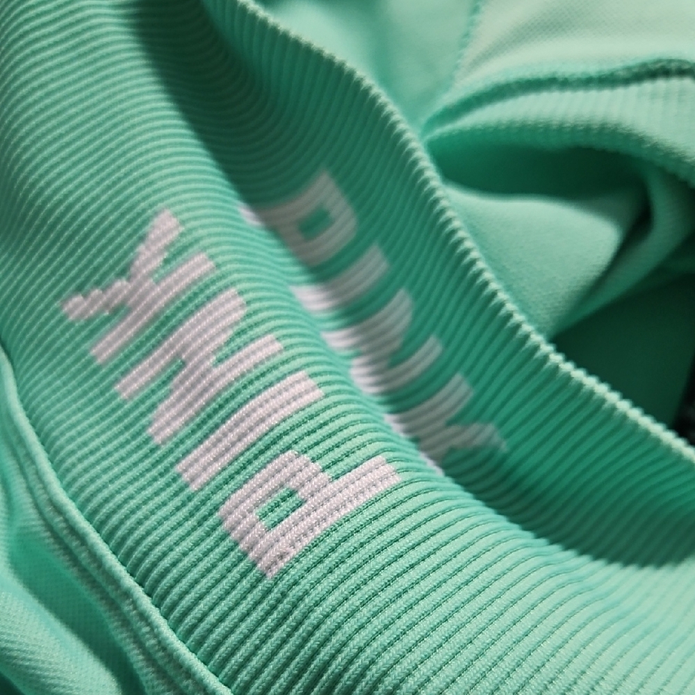 PINK Victoria's Secret Teal Leggings - Picture 3 of 4